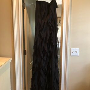 David’s Bridal Black Bridesmaid Dress
